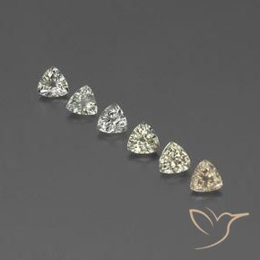 1.89ctw Naturale Giallo pallido Zaffiro, Taglio trillion, VVS-VS