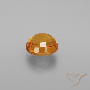 Zaffiro Arancione brillante naturale da 3.16 ct, Ovale, VS-SI