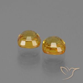 Gemme di Zaffiro Albicocca Arancia naturale da 1.16 ct, Cuscino, VS