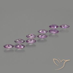 Gemme di Zaffiro Lilla Viola naturale da 1.78 ct, Taglio marquise, VS
