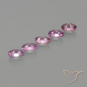 Gemme di Zaffiro Rosa viola naturale da 1.60 ct, Ovale, VS