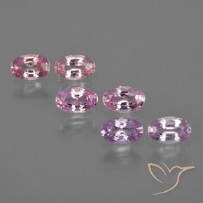 Gemme di Zaffiro iris viola naturale da 1.92 ct, Ovale, VS
