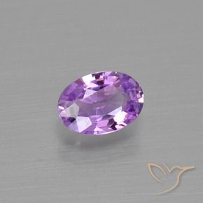 Zaffiro violaceo naturale da 0.57 ct, Ovale, VS