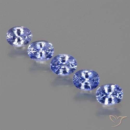 Gemme di Zaffiro Viola elettrico blu naturale da 2.32 ct, Ovale, VS