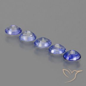 Gemme di Zaffiro Viola elettrico blu naturale da 2.32 ct, Ovale, VS