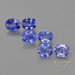 Gemme di Zaffiro Viola Blu naturale da 2.43 ct, Ovale, VS