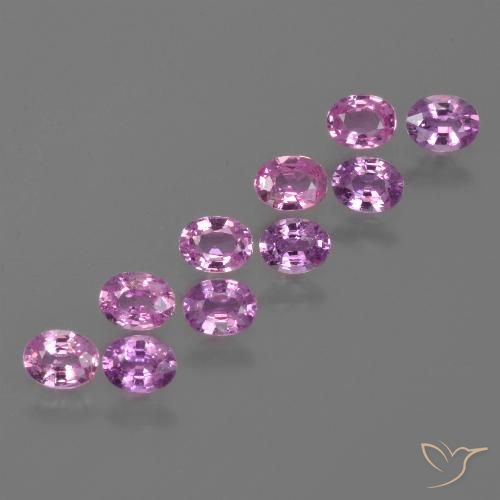 Gemme di Zaffiro Viola elettrico naturale da 2.31 ct, Ovale, VS