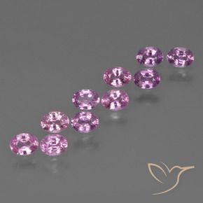 Gemme di Zaffiro Viola medio-chiaro naturale da 1.94 ct, Ovale, VS