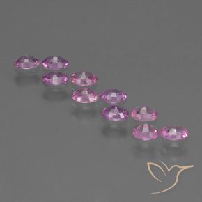 Gemme di Zaffiro Viola medio-chiaro naturale da 1.94 ct, Ovale, VS