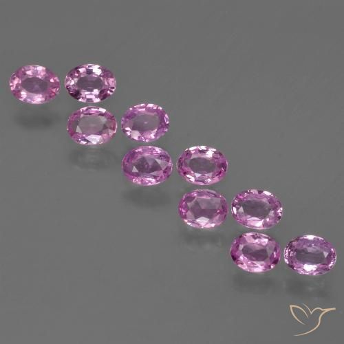Gemme di Zaffiro Viola medio naturale da 1.95 ct, Ovale, VS