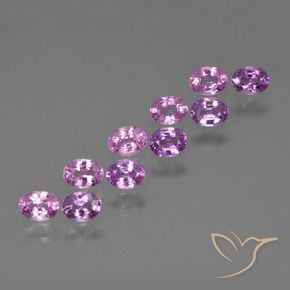 Gemme di Zaffiro Viola medio naturale da 1.94 ct, Ovale, VS
