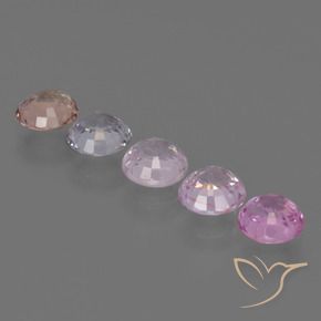 Gemme di Zaffiro Multicolore naturale da 2.94 ct, Rotondo, VS