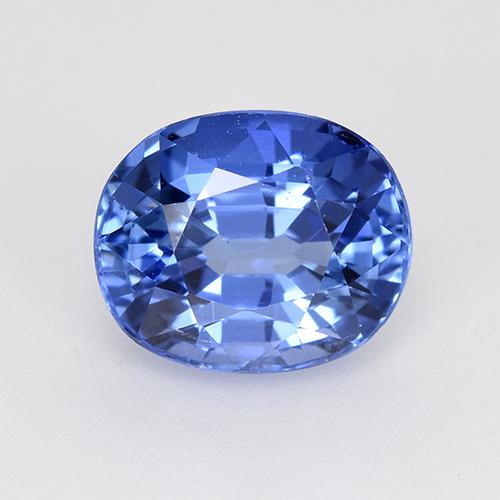 2.32ct Naturale Blu scuro medio Zaffiro, Ovale, VS