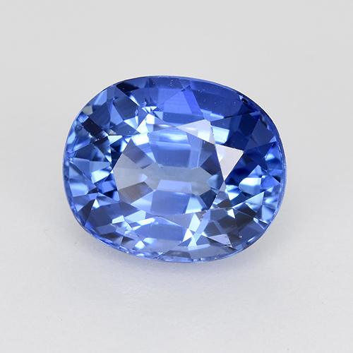 Zaffiro Blu scuro medio naturale da 2.32 ct, Ovale, VS