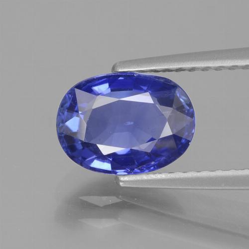 Zaffiro Blu scuro naturale da 2.12 ct, Taglio ovale, VS