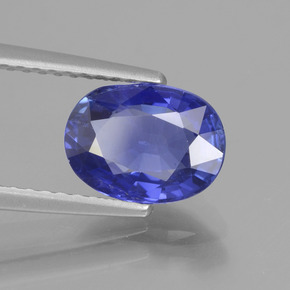 Zaffiro Blu scuro naturale da 2.12 ct, Taglio ovale, VS
