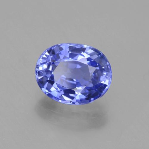 Zaffiro Blue violetto scuro naturale da 2.14 ct, Taglio ovale, VS