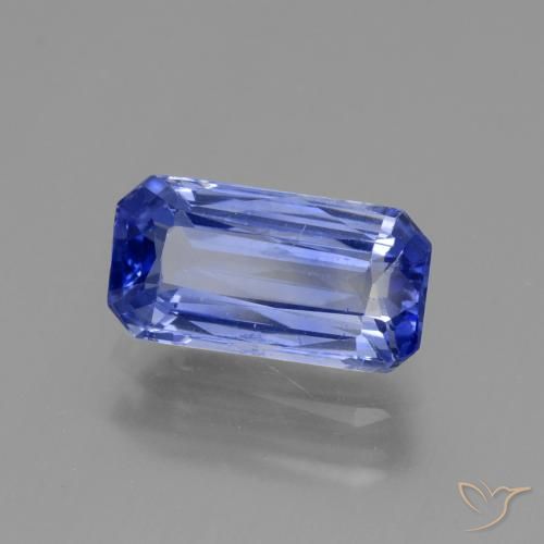 Zaffiro Blu viola intenso naturale da 2.98 ct, Ottagonale / Taglio smeraldo, VS