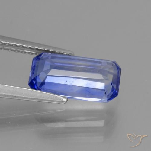 Zaffiro Blu viola intenso naturale da 2.98 ct, Ottagonale / Taglio smeraldo, VS