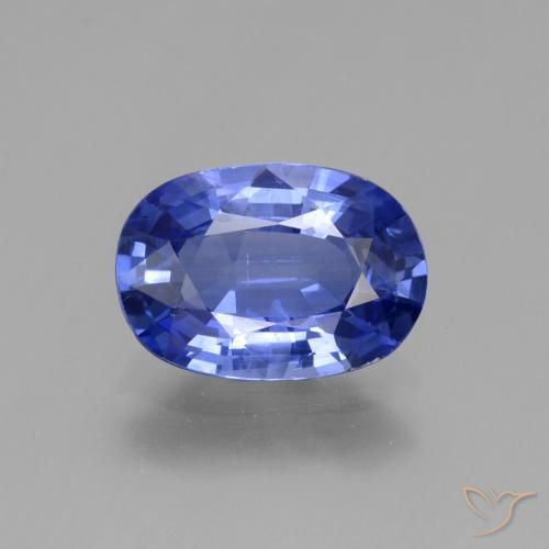 2.69ct Naturale Blu viola intenso Zaffiro, Ovale, VS