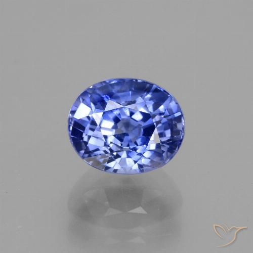2.71ct Naturale Azzurro fiordaliso chiaro Zaffiro, Ovale, VS