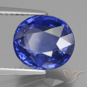 Zaffiro Blu fiordaliso naturale da 4.77 ct, Ovale, VVS-VS
