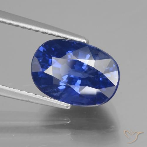 Zaffiro Blu fiordaliso naturale da 4.81 ct, Ovale, VS