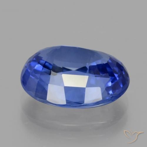 Zaffiro Blu fiordaliso naturale da 5.96 ct, Ovale, VVS-VS