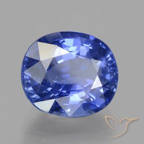 Zaffiro Blu fiordaliso naturale da 5.67 ct, Ovale, VS