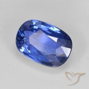 Zaffiro Blu fiordaliso naturale da 5.07 ct, Ovale, VS