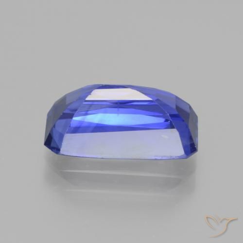 Zaffiro Blue violetto scuro naturale da 3.76 ct, Ottagonale / Taglio smeraldo, VS
