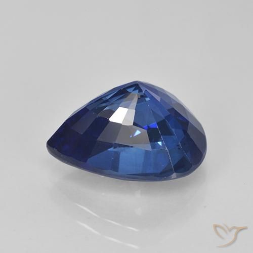 Zaffiro Blu reale naturale da 4.46 ct, Forma a pera, VS