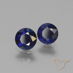Gemme di Zaffiro Azzurro crepuscolare naturale da 1.11 ct, Rotondo, VS
