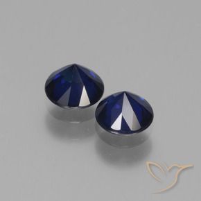 Gemme di Zaffiro Azzurro crepuscolare naturale da 1.11 ct, Rotondo, VS