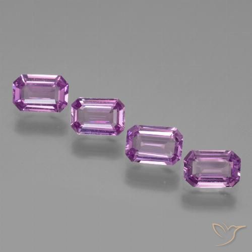 2.41ctw Naturale Viola medio Zaffiro, Taglio smeraldo, VVS-VS
