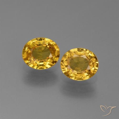 1.38ctw Naturale Oro profondo Zaffiro, Ovale, VS