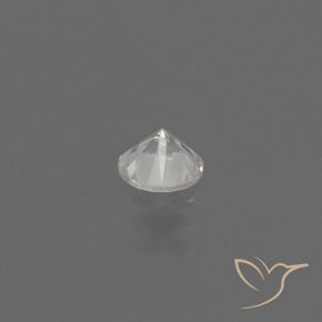 Zaffiro Bianco naturale da 0.37 ct, Rotondo, VS