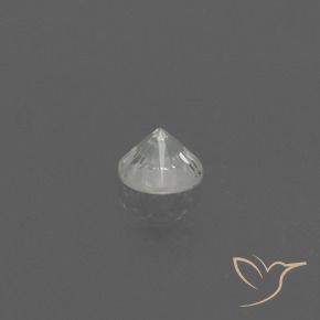 Zaffiro Bianco naturale da 0.45 ct, Rotondo, VS
