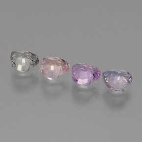 Gemme di Zaffiro Multicolore naturale da 1.93 ct, A forma di cuore, VVS-VS