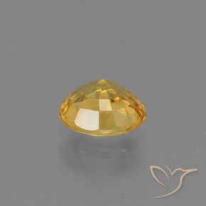Zaffiro Dorato naturale da 0.73 ct, Ovale, VS