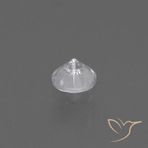 Zaffiro Bianco naturale da 0.41 ct, Rotondo, VS