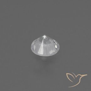 Zaffiro Bianco naturale da 0.39 ct, Rotondo, VS