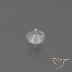 Zaffiro Bianco naturale da 0.42 ct, Rotondo, VS
