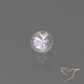 Zaffiro Rosa violaceo Bianco naturale da 0.34 ct, Rotondo, VS