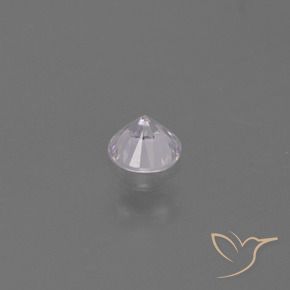 Zaffiro Rosa violaceo Bianco naturale da 0.34 ct, Rotondo, VS