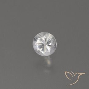 Zaffiro Bianco naturale da 0.32 ct, Rotondo, VS