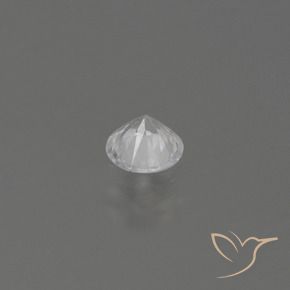 Zaffiro Bianco naturale da 0.32 ct, Rotondo, VS