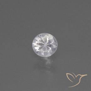 Zaffiro Bianco naturale da 0.42 ct, Rotondo, VS