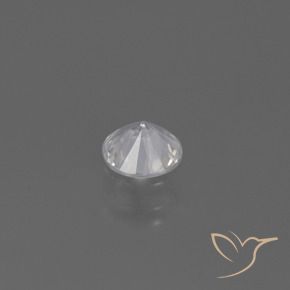 Zaffiro Bianco naturale da 0.38 ct, Rotondo, VS