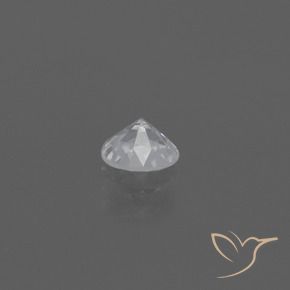 Zaffiro Bianco naturale da 0.44 ct, Rotondo, VS